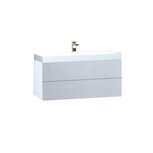Wastafelmeubel wit 90x56 inclusief wastafel - BU-0901 Brugge Wastafelmeubel wit 90x56 inclusief wastafel - BU-0901 Brugge