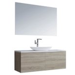 StoneArt wastafelmeubelset BU-1201pro3 Brugge licht eiken 120x50cm StoneArt wastafelmeubelset BU-1201pro3 Brugge licht eiken 120x50cm