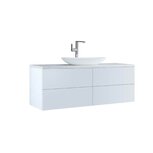 Wastafelmeubel wit 120x56 inclusief wastafel - BU-1201pro3 Brugge Wastafelmeubel wit 120x56 inclusief wastafel - BU-1201pro3 Brugge