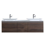 Badkamermeubel 160x45x48cm Donker eiken - Milano ME-1600pro-1 STONEART Badkamermeubel 160x45x48cm Donker eiken - Milano ME-1600pro-1 STONEART