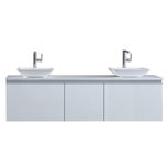 Badkamermeubel 160x45x48cm Wit - Milano ME-1600pro-2 STONEART Badkamermeubel 160x45x48cm Wit - Milano ME-1600pro-2 STONEART