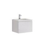 Badkamermeubel wastafel onderkast 60x45x48cm Wit - Milano ME-0600 STONEART Badkamermeubel wastafel onderkast 60x45x48cm Wit - Milano ME-0600 STONEART