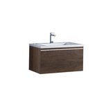 Badkamermeubel wastafel onderkast 80x45x48cm Donker eiken - Milano ME-0800 STONEART Badkamermeubel wastafel onderkast 80x45x48cm Donker eiken - Milano ME-0800 STONEART