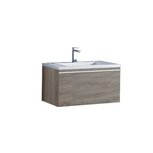 Badkamermeubel wastafel onderkast 80x45x48cm licht eiken - Milano ME-0800 STONEART Badkamermeubel wastafel onderkast 80x45x48cm licht eiken - Milano ME-0800 STONEART