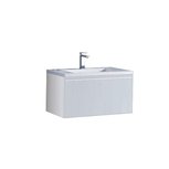 Badkamermeubel wastafel onderkast incl wastafel 80x45x48cm Wit - Milano ME-0800 STONEART Badkamermeubel wastafel onderkast incl wastafel 80x45x48cm Wit - Milano ME-0800 STONEART