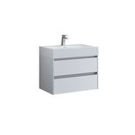 Badmeubel met wastafel EAGO Mailand ML-0600 Hoogglans Wit 60x48 Badmeubel met wastafel EAGO Mailand ML-0600 Hoogglans Wit 60x48