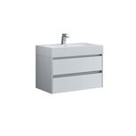 Badmeubel met wastafel EAGO Mailand ML-0800 Hoogglans Wit 80x48 Badmeubel met wastafel EAGO Mailand ML-0800 Hoogglans Wit 80x48