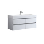 Badmeubel met wastafel EAGO Mailand ML-1200 Hoogglans Wit 120x48 Badmeubel met wastafel EAGO Mailand ML-1200 Hoogglans Wit 120x48