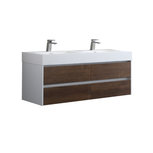 Badmeubel met wastafel EAGO Mailand ML-1400 Donker eiken 140x48 Badmeubel met wastafel EAGO Mailand ML-1400 Donker eiken 140x48