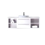 Badkamermeubel met waskom EAGO Neapel NA-1400 wit 140x47 Badkamermeubel met waskom EAGO Neapel NA-1400 wit 140x47