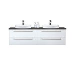 Badkamermeubel incl. waskom EAGO Neapel NA-1600 160x47 zwart-wit Badkamermeubel incl. waskom EAGO Neapel NA-1600 160x47 zwart-wit