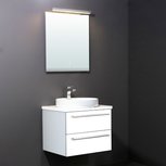 Badkamermeubelset met waskom EAGO Neapel NA-0600 wit 60x47 Badkamermeubelset met waskom EAGO Neapel NA-0600 wit 60x47
