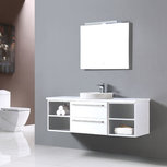 Badkamermeubelset met waskom EAGO Neapel NA-1400 wit 140x47 Badkamermeubelset met waskom EAGO Neapel NA-1400 wit 140x47