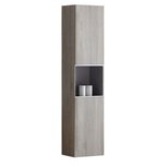 Badkamerkast kolomkast 155x36cm houtkleur licht eiken - Milano ME1550B StoneArt Badkamerkast kolomkast 155x36cm houtkleur licht eiken - Milano ME1550B StoneArt