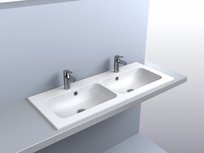 Miraggio - dubbele wasbak Della 1100-2 Miraggio - dubbele wasbak Della 1100-2