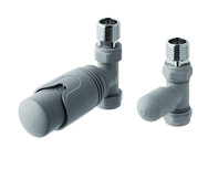Eastbrook - Radiatorkraan thermostatische met afsluiter in mat grijs met rechte aansluiting Eastbrook - Radiatorkraan thermostatische met afsluiter in mat grijs met rechte aansluiting