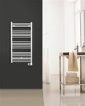 Solar elektrische handdoekradiator 1200x500mm wit Solar elektrische handdoekradiator 1200x500mm wit