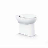 Sanibroyeur Sanicompact C43 Eco+ Staand Toilet Met Zitting Wit Sanibroyeur Sanicompact C43 Eco+ Staand Toilet Met Zitting Wit