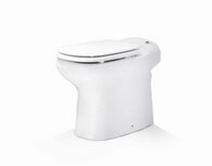 Sanibroyeur Sanicompact Elite Eco+ Staand Toilet Met Zitting, Wit Sanibroyeur Sanicompact Elite Eco+ Staand Toilet Met Zitting, Wit