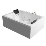 EAGO GE115E Whirlpool Bubbelbad 180x130cm met Acryl-Paneel EAGO GE115E Whirlpool Bubbelbad 180x130cm met Acryl-Paneel