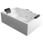 EAGO GE120TSL Whirlpool Bubbelbad 190x130cm met Acryl-Paneel EAGO GE120TSL Whirlpool Bubbelbad 190x130cm met Acryl-Paneel