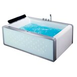 EAGO AM151-1JD-TSZ Whirlpool Bubbelbad 180x120cm Rechts EAGO AM151-1JD-TSZ Whirlpool Bubbelbad 180x120cm Rechts