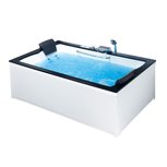 EAGO AM185JDTSZ Whirlpool Bubbelbad 200x120cm met Paneel EAGO AM185JDTSZ Whirlpool Bubbelbad 200x120cm met Paneel