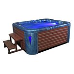 Eago AWT Whirlpool SPA IN-591 Premium Ocean Wave 220x186 Bruin Eago AWT Whirlpool SPA IN-591 Premium Ocean Wave 220x186 Bruin