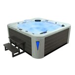 Eago AWT Whirlpool SPA IN-593 Premium Silver Marble 235x225 Grijs Eago AWT Whirlpool SPA IN-593 Premium Silver Marble 235x225 Grijs