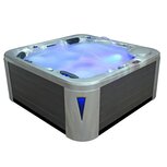 Eago AWT SPA IN-594 Premium Extreme Oyster Opal 215x215 Grijs Eago AWT SPA IN-594 Premium Extreme Oyster Opal 215x215 Grijs