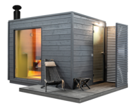 KUUT Sauna Premium L met houtkachel |219x325 CM KUUT Sauna Premium L met houtkachel |219x325 CM