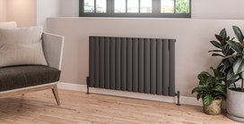 Eastbrook β Sandhurst Aluminium Radiator Mat Antraciet 600x625mm Eastbrook β Sandhurst Aluminium Radiator Mat Antraciet 600x625mm