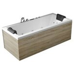 EAGO GE108E Whirlpool Bubbelbad 190x90cm met Hout Paneel Links EAGO GE108E Whirlpool Bubbelbad 190x90cm met Hout Paneel Links