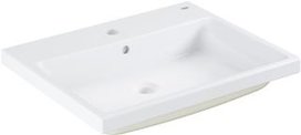Grohe cube ceramic wastafel inbouw | 60,5 x 49 x 5cm Wit Grohe cube ceramic wastafel inbouw | 60,5 x 49 x 5cm Wit