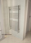 Eastbrook Violla - Handdoekradiator multirail RVS gepolijst staal 121x50 cm Eastbrook Violla - Handdoekradiator multirail RVS gepolijst staal 121x50 cm
